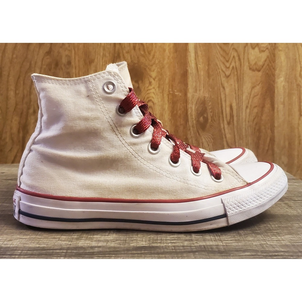 Converse All Star High Top Sneakers Women's 7 Men's 5 White